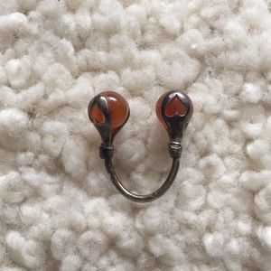 Handmade wrapped ring